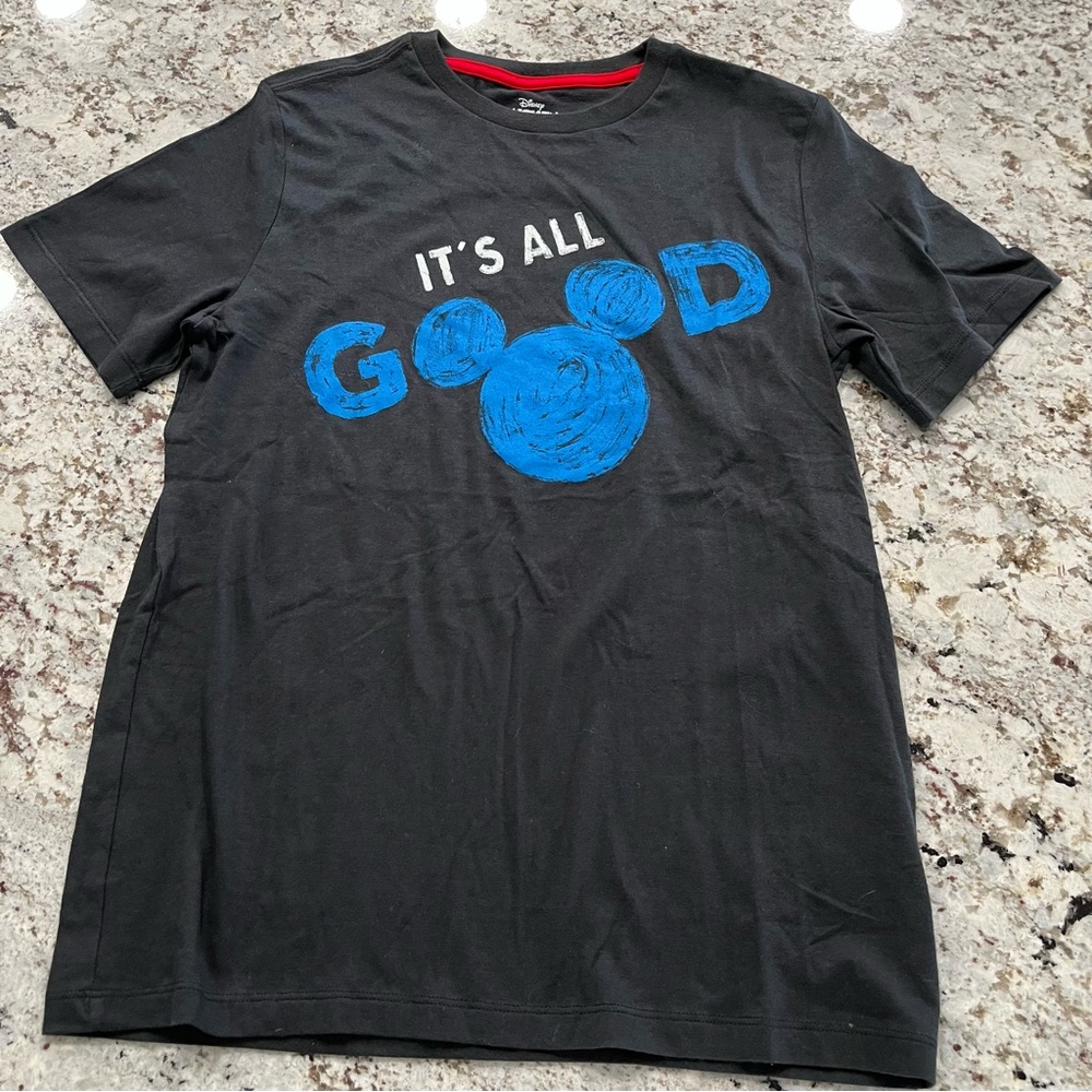 Disney Black T-Shirt with Red Trim